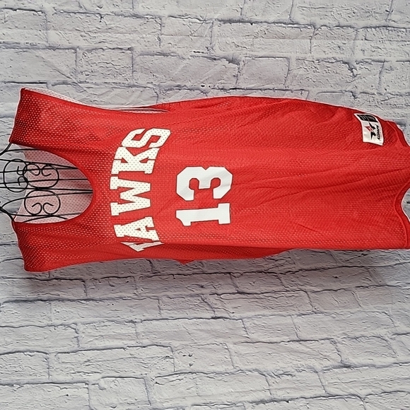 ALLESON‎ ATHLETIC ATLANTA HAWKS Reversible Jersey Numbers 12,13 Large - Picture 4 of 6